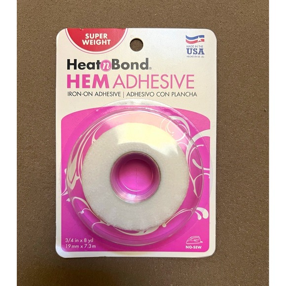 HeatnBond Other - HeatnBond Hem Adhesive Super Weight Iron-On Hem Tape 3/4 in x 8 yd (3723)